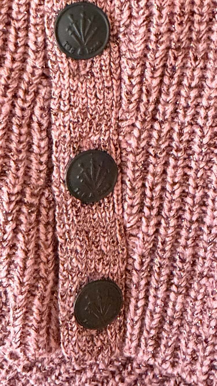 Rag & Bone Jubilee Sweater Size M Dusty Rose Merino Wool Blend - Picture 4 of 6